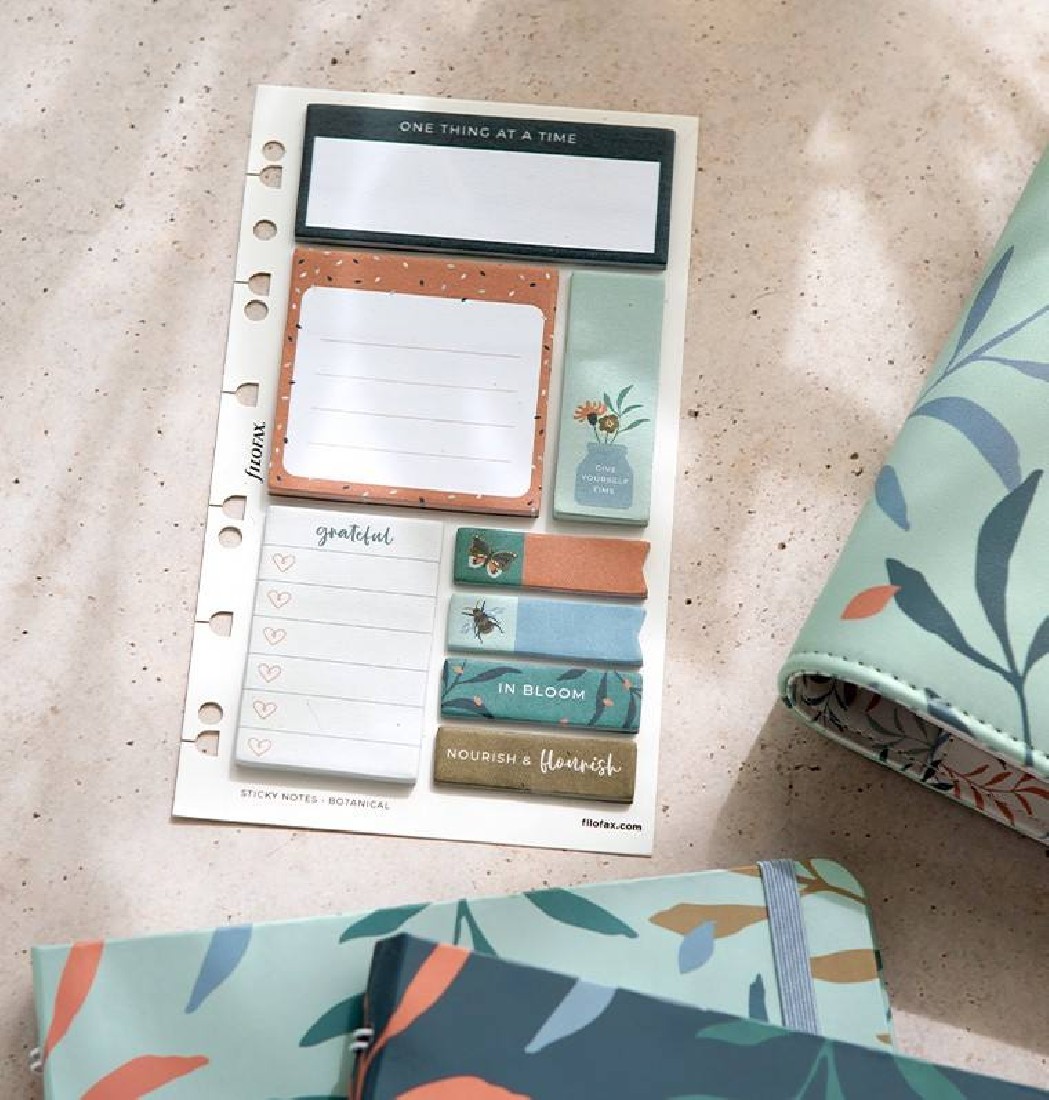 Botanical Sticky Notes 132816 Filofax