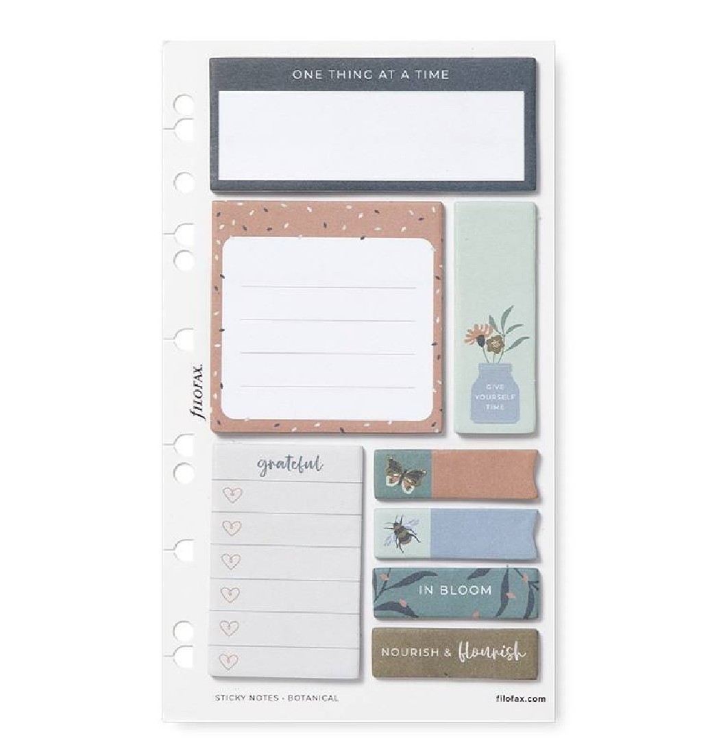 Botanical Sticky Notes 132816 Filofax