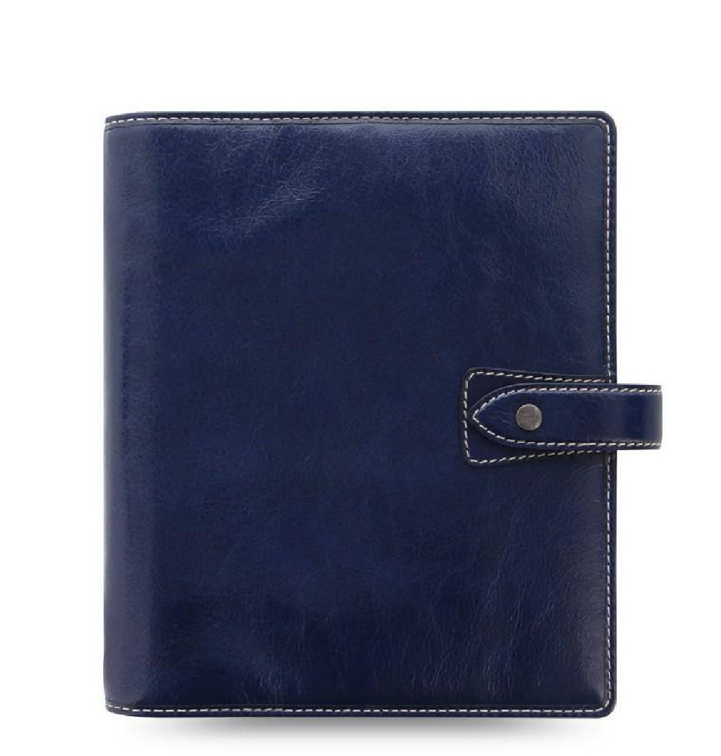 Filofax Organiser A5 Leather Malden Navy 028613