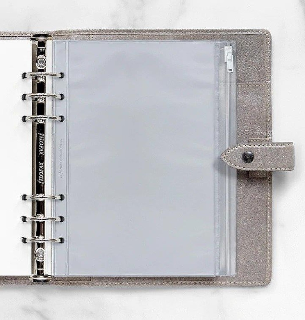 Filofax Refill Organizer A5 Zip Lock Envelope 343618
