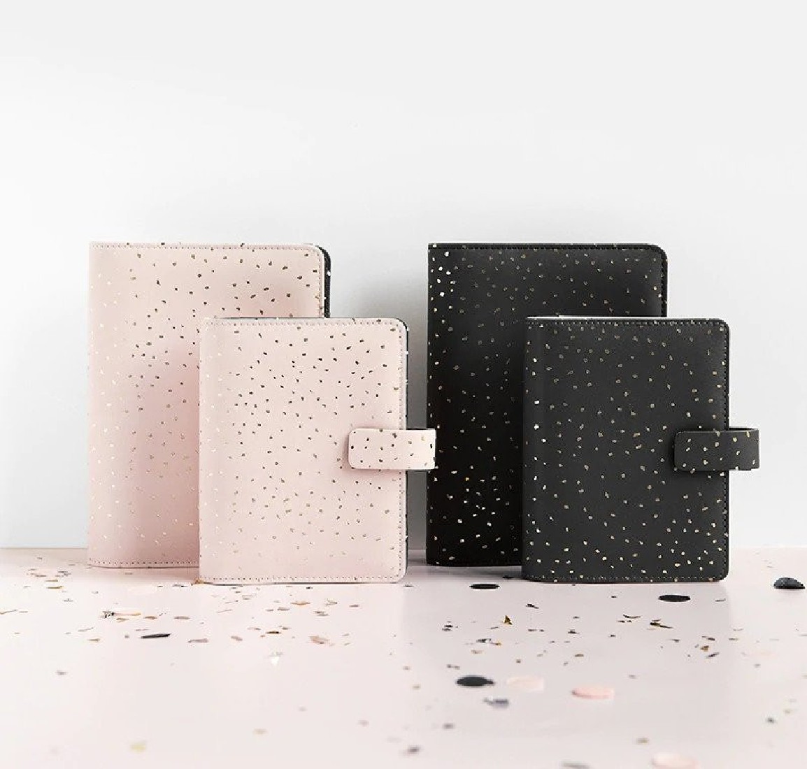 Filofax Organiser Pocket Confetti Charcoal 028724