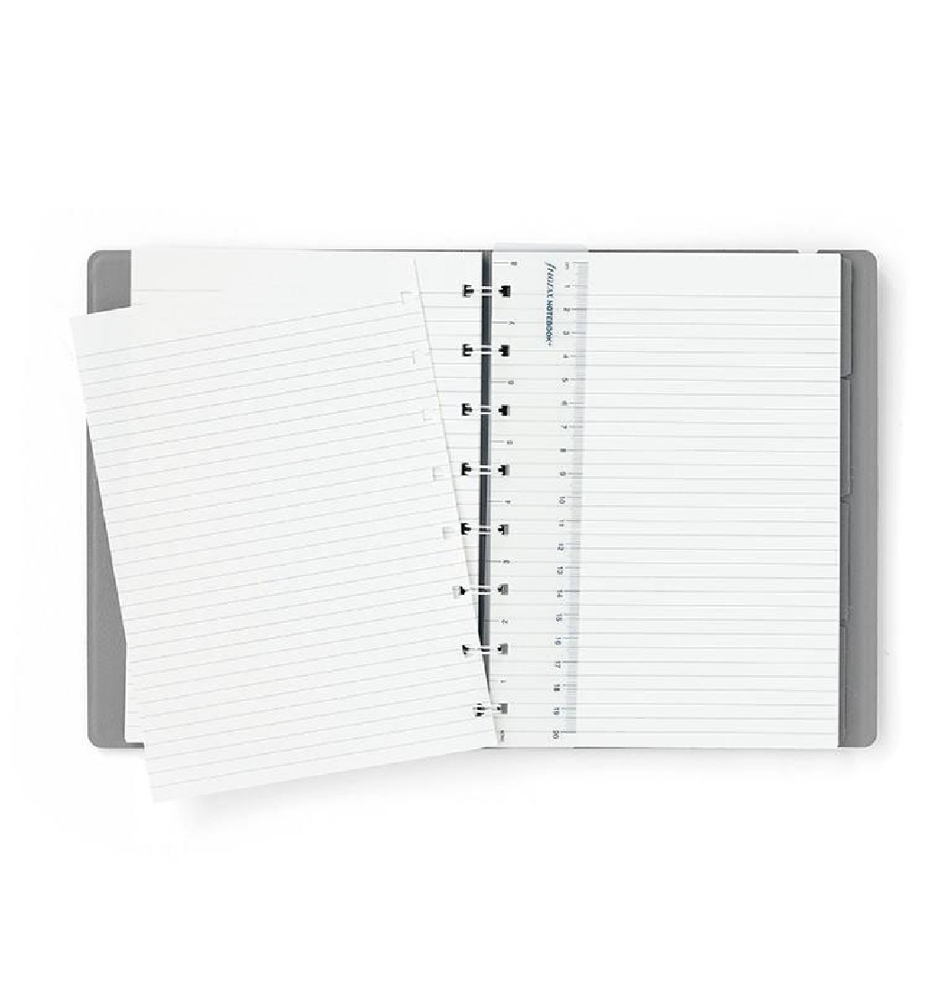 Filofax Notebook Refillable Ruled A5  Graphite, 115123