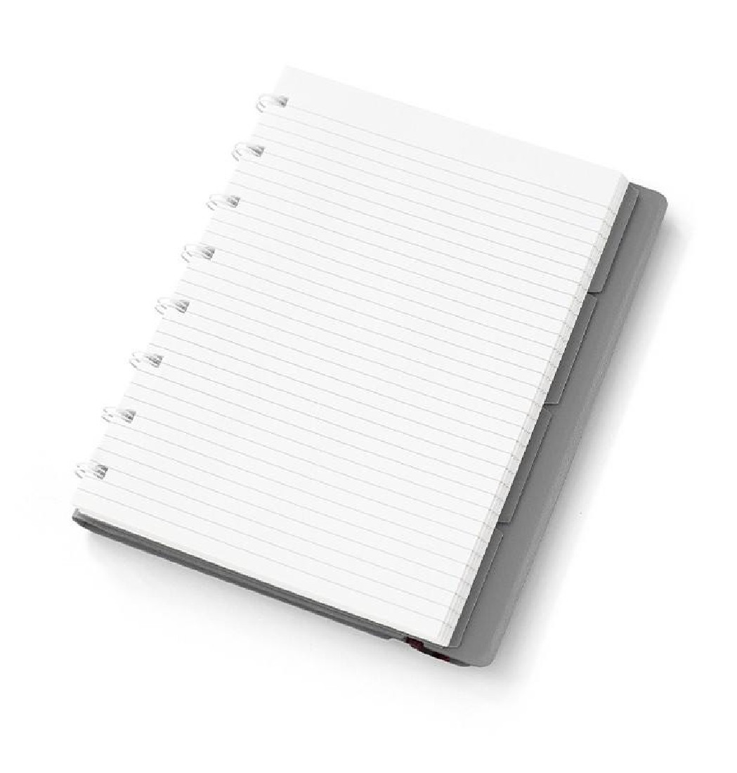 Filofax Notebook Refillable Ruled A5  Graphite, 115123