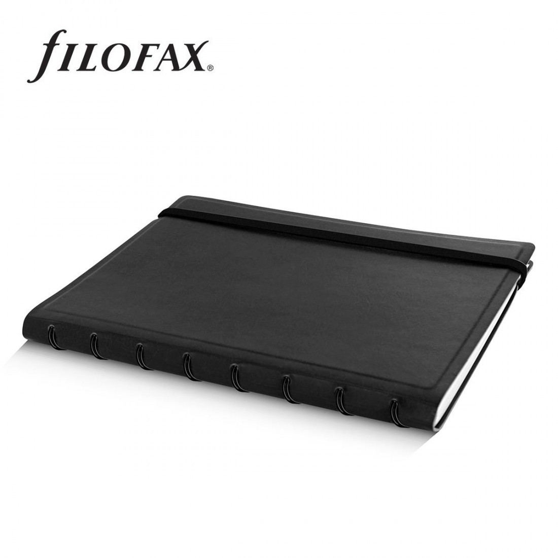 Filofax Notebook Refillable Ruled A5 Black 115007