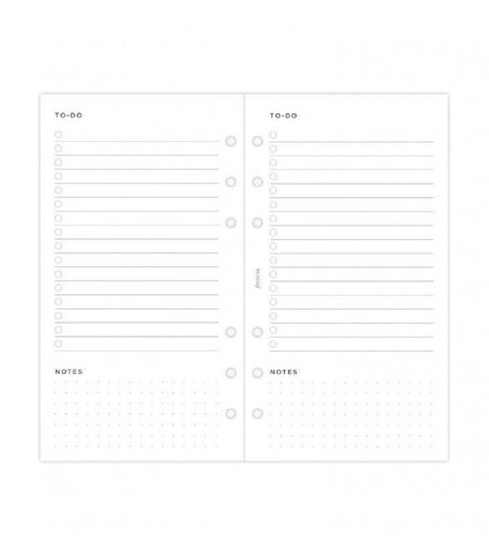 Refill Personal To Do 132864 Filofax