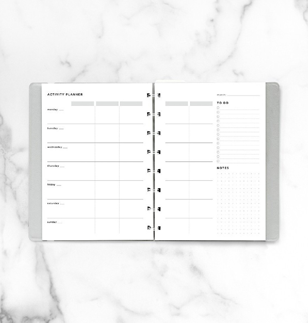 Refill A5 Notebook Activity Planner 132849 Filofax.