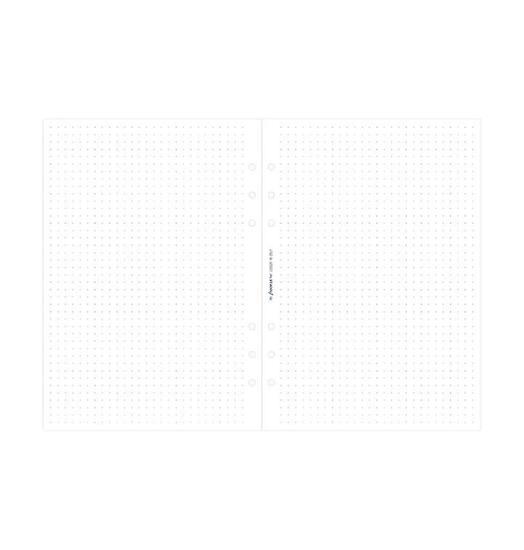 Filofax Refill A5 white dotted paper 132620