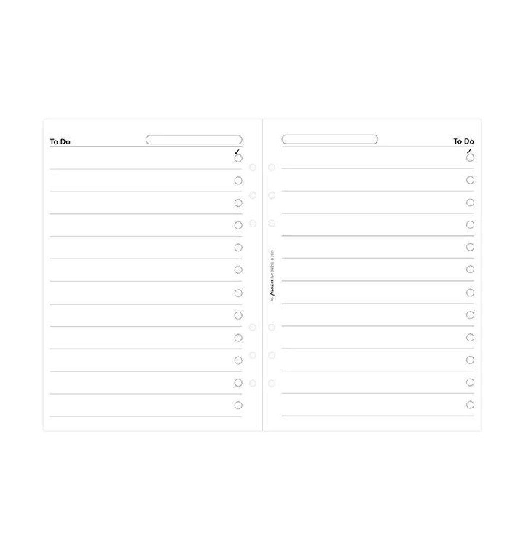 Filofax Refill  A5 To Do, 342211