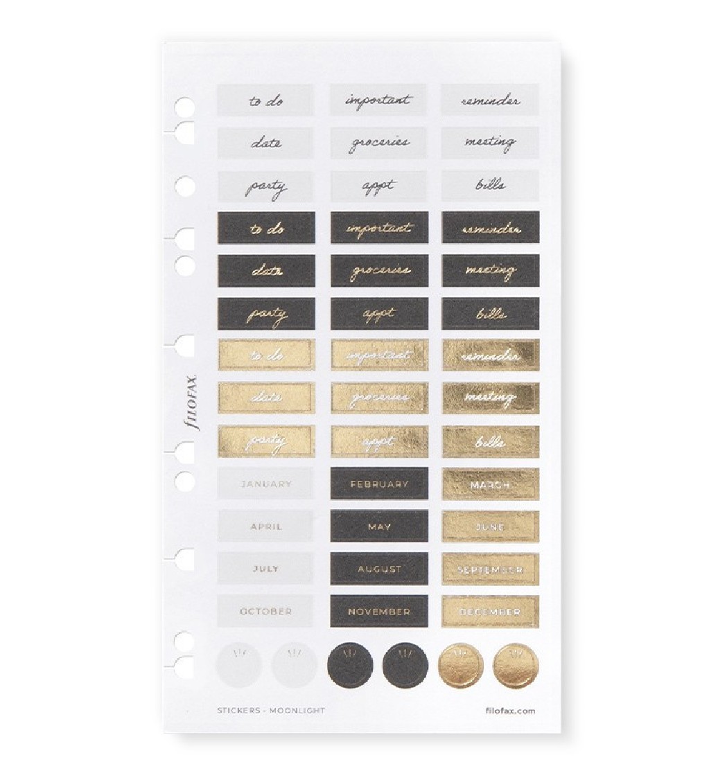 Refill Moonlight Stickers 132825 Filofax