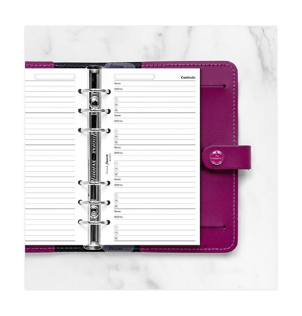 Filofax Contacts Value Pack Refill - Personal 133055 FX