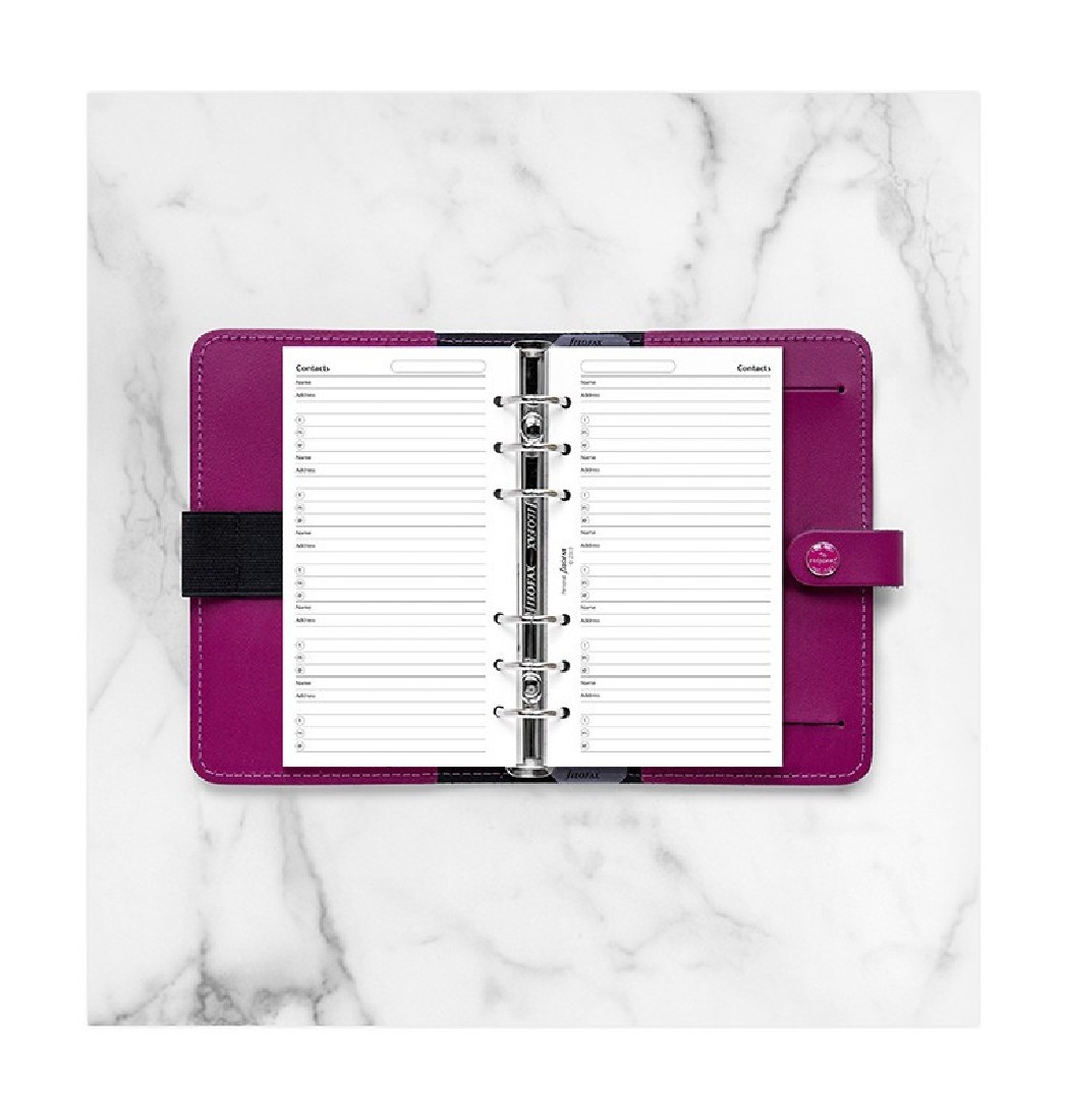 Filofax Contacts Value Pack Refill - Personal 133055 FX