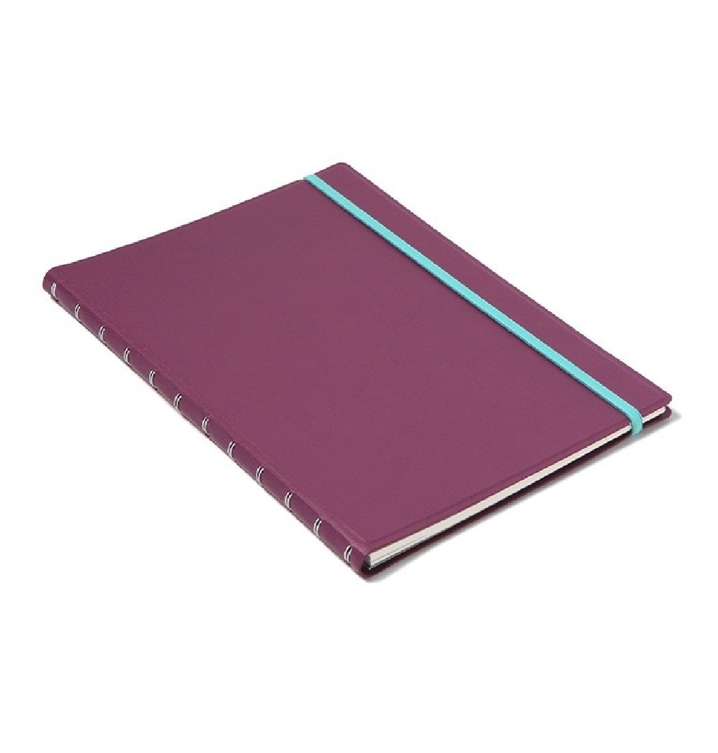 Filofax Notebook Refillable Ruled A4 Neutrals Plum 179525 Fx
