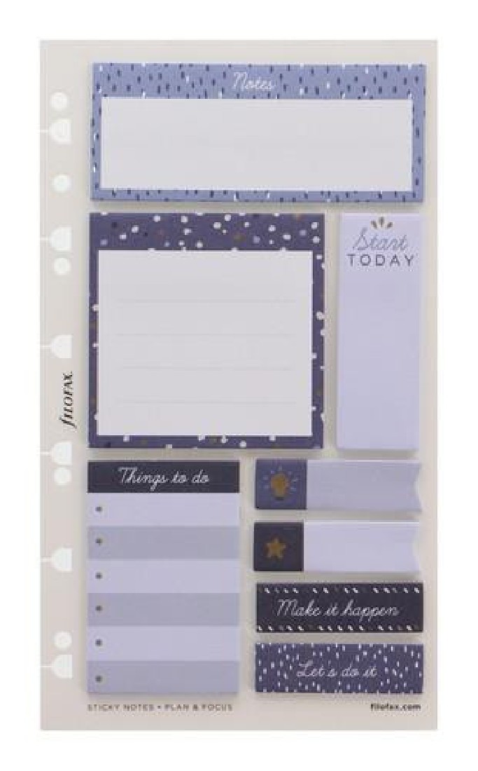 STICKY NOTES INDIGO FILOFAX FX