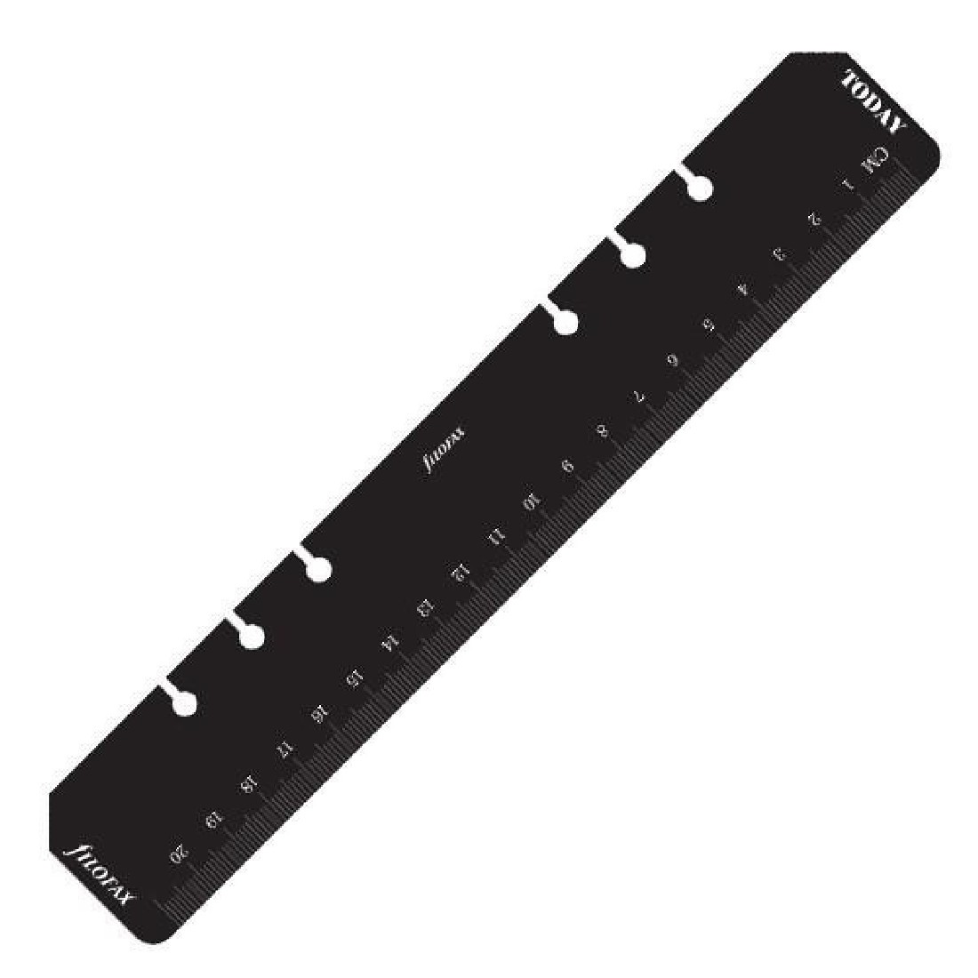 Filofax Refill A5 Ruler Marker Black 343609