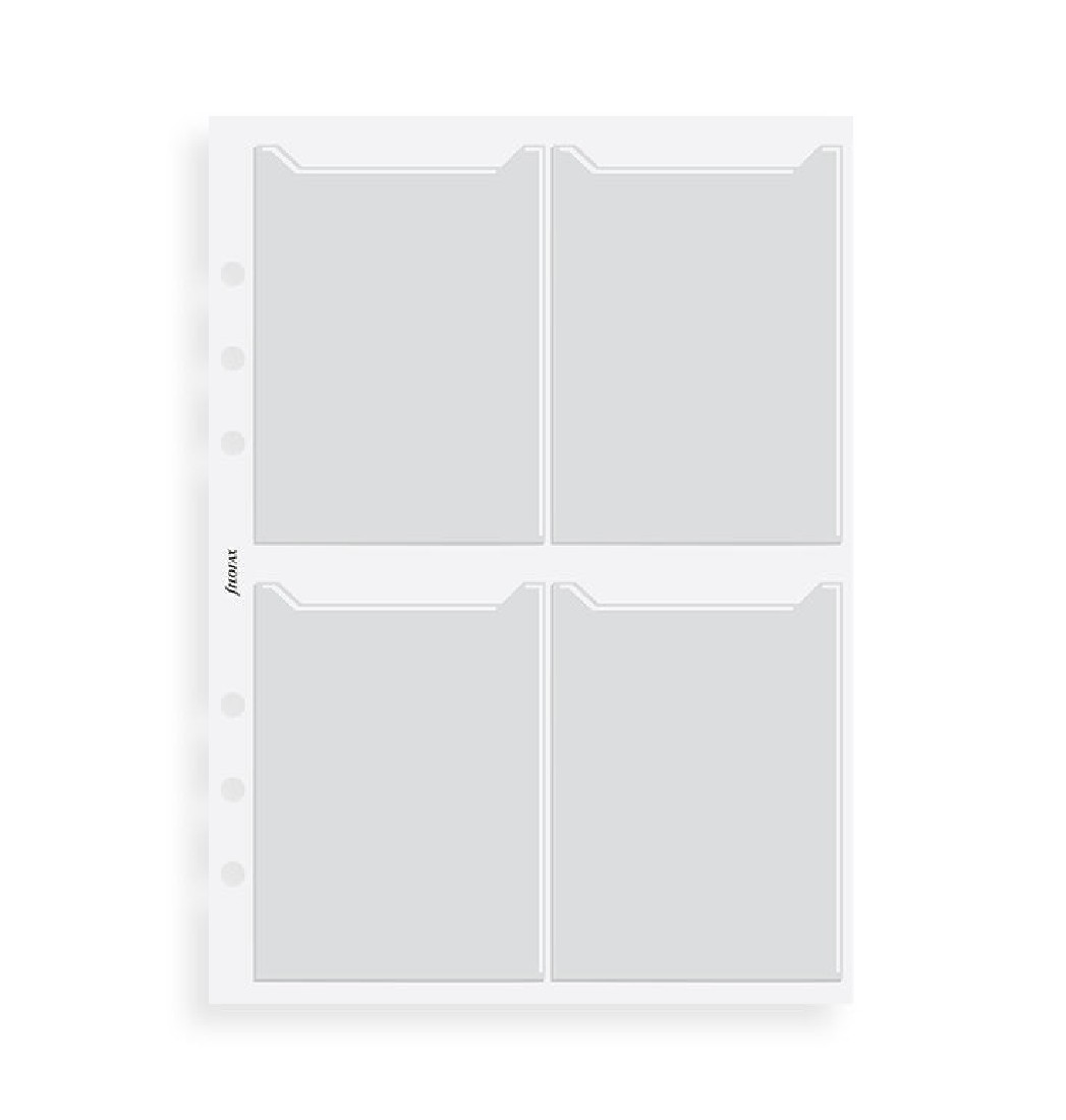 Refill Organizer A5 Business Card Holder 343616 Filofax