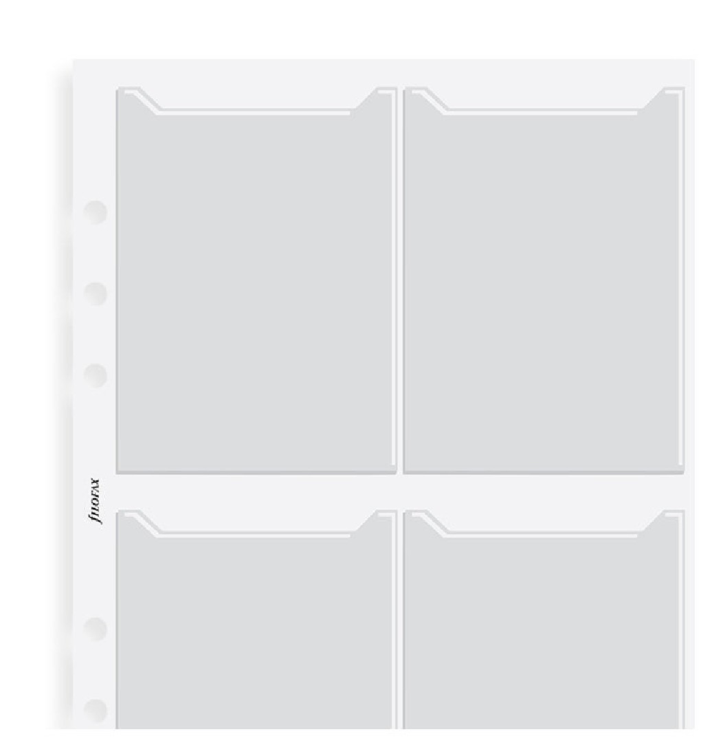 Refill Organizer A5 Business Card Holder 343616 Filofax