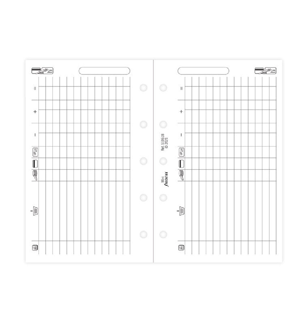 Finances Refill - Mini 510618 Filofax