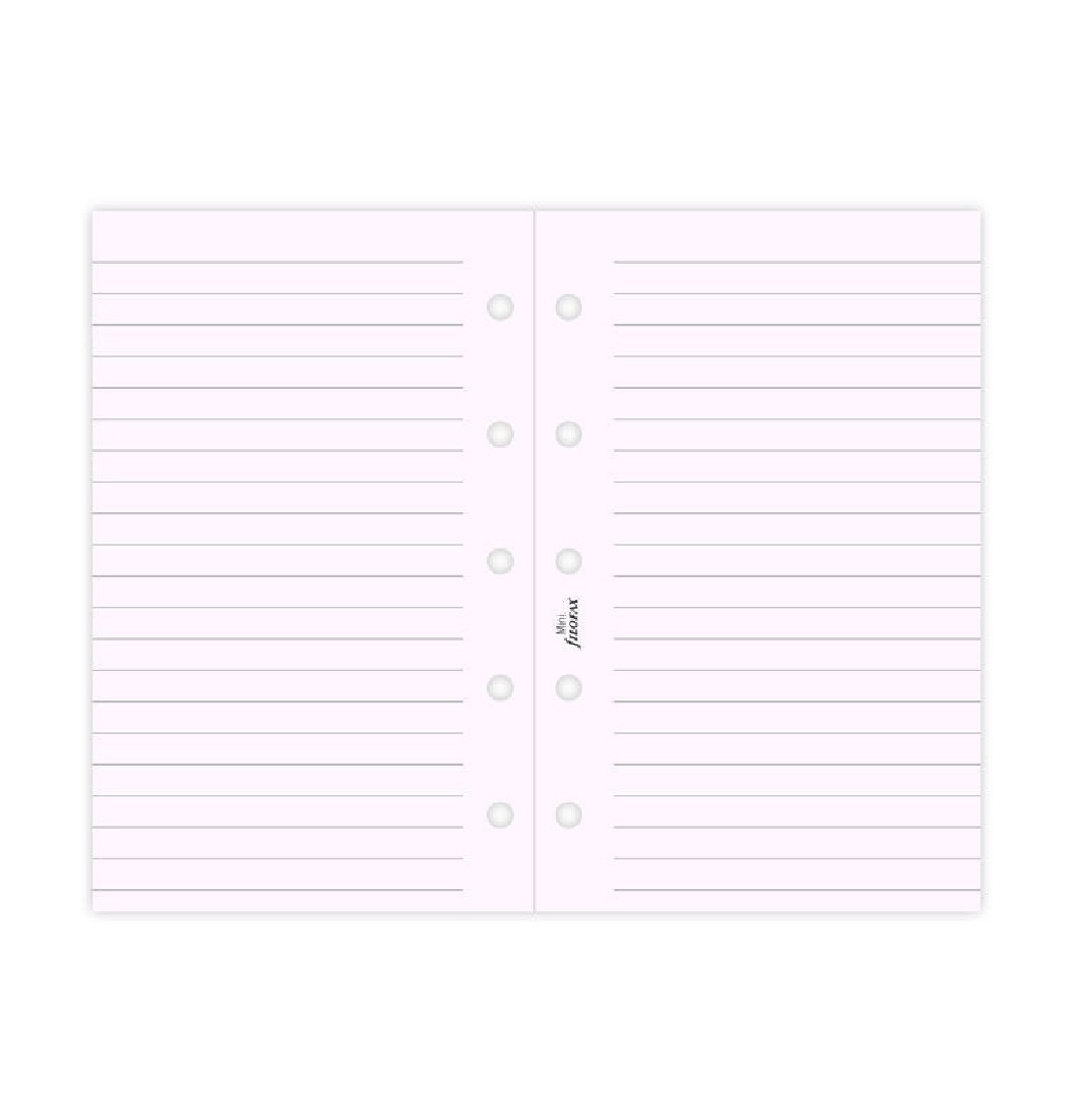 Lavender Ruled Notepaper Refill - Mini 513015 Filofax