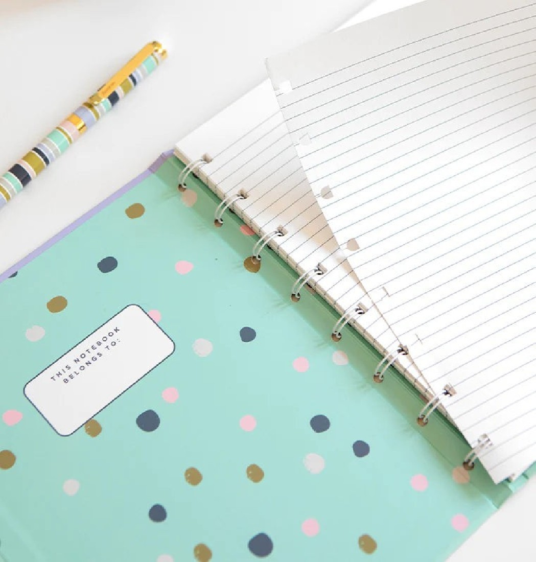 Notebook Refillable Ruled A5 Good Vibes 179533 Filofax