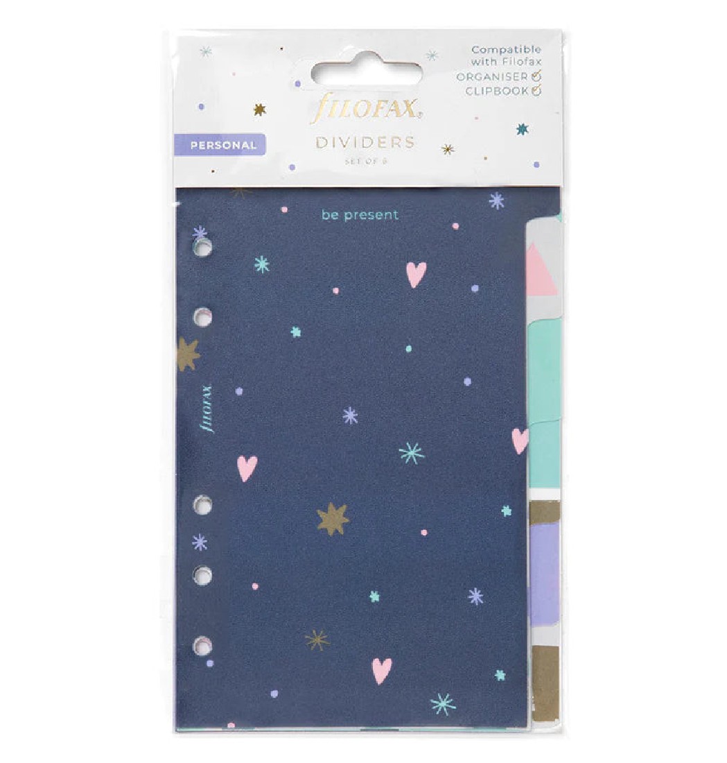 Filofax Refill Personal Dividers Good Vibes 132903