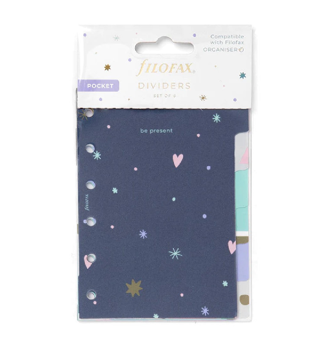 Filofax Refill Pocket Dividers Good Vibes 132902