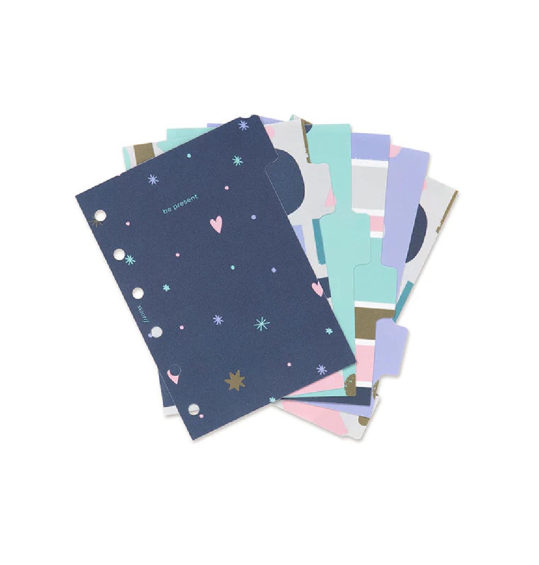 Filofax Refill Pocket Dividers Good Vibes 132902