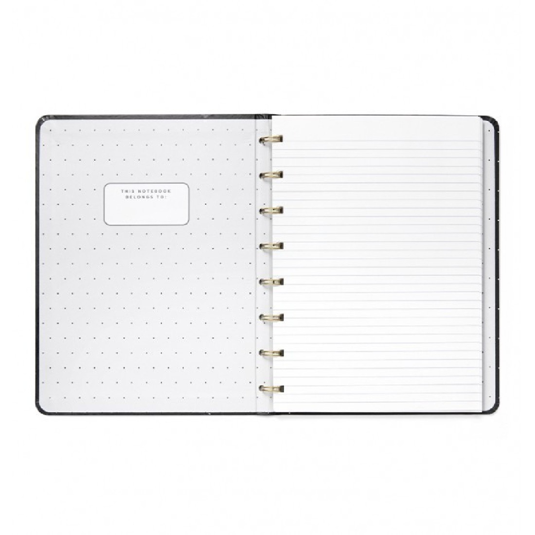 Notebook Refillable Ruled A5 Moonlight black 179521 Filofax