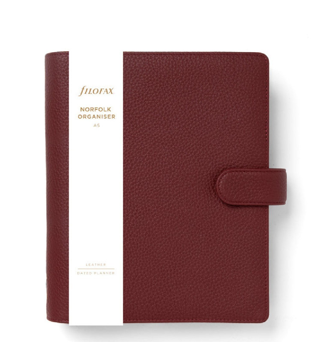Filofax Organiser A5 Norfolk Currant, 022672