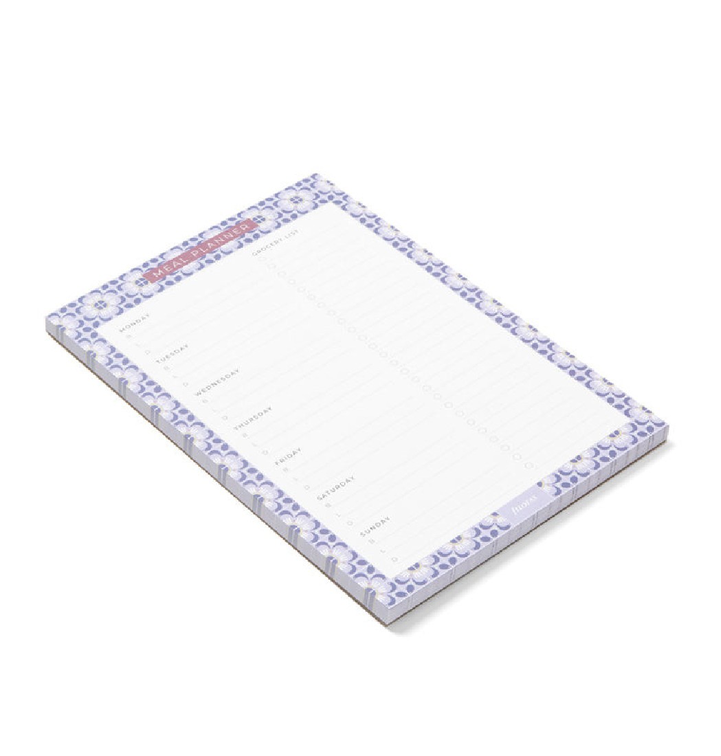 Filofax Notepad Magnet Fit Mediterranean Meal Planner 132894