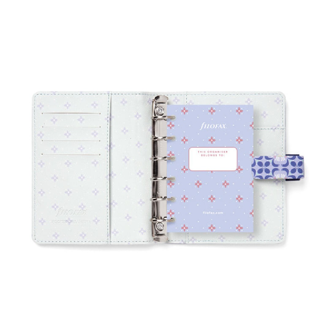 Filofax Organiser Pocket Mediterranean Blue 022688