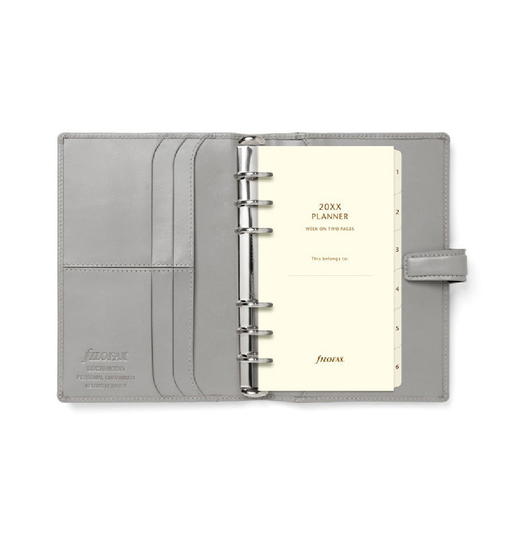 Filofax Organizer Personal Lockwood Concrete 022663