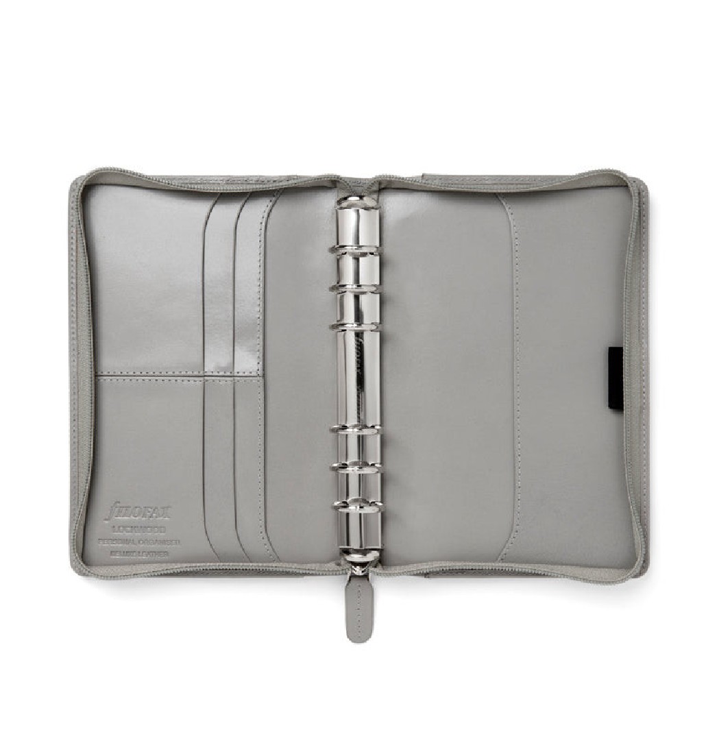 Filofax Organizer Personal Lockwood ZIp Concrete 022665