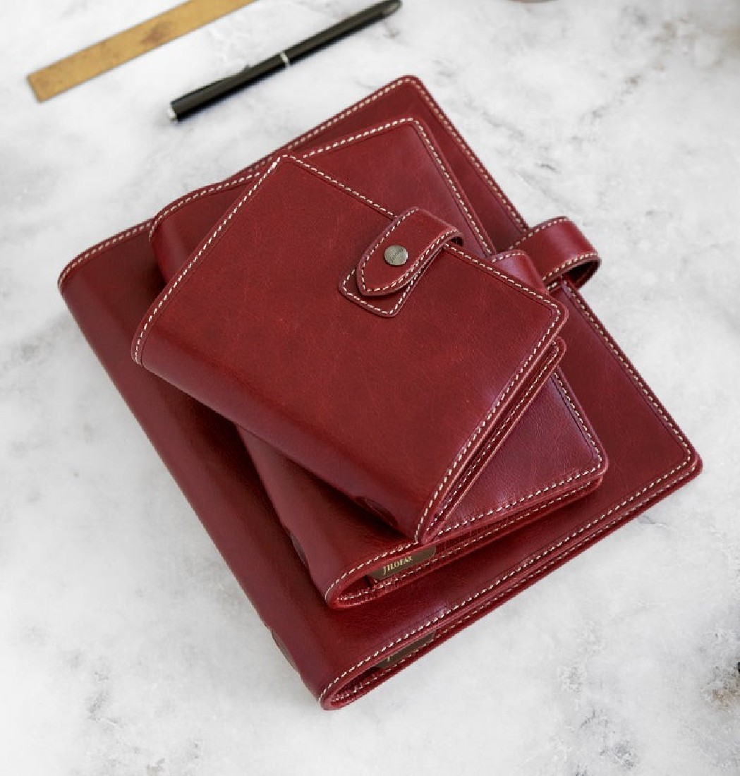 Filofax Organiser A5 Leather Malden Red 021703