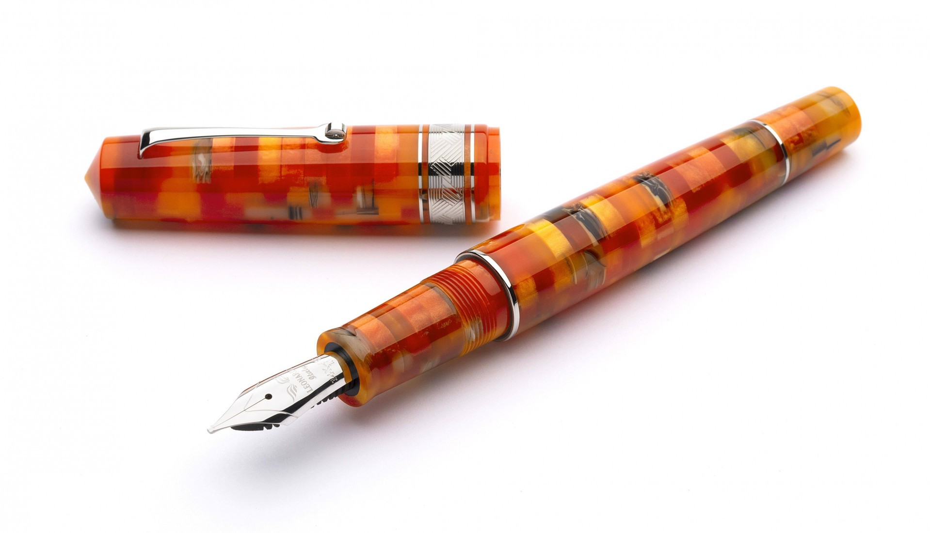 Leonardo Officina Italiana Mosaico Mango  ST Fountain Pen