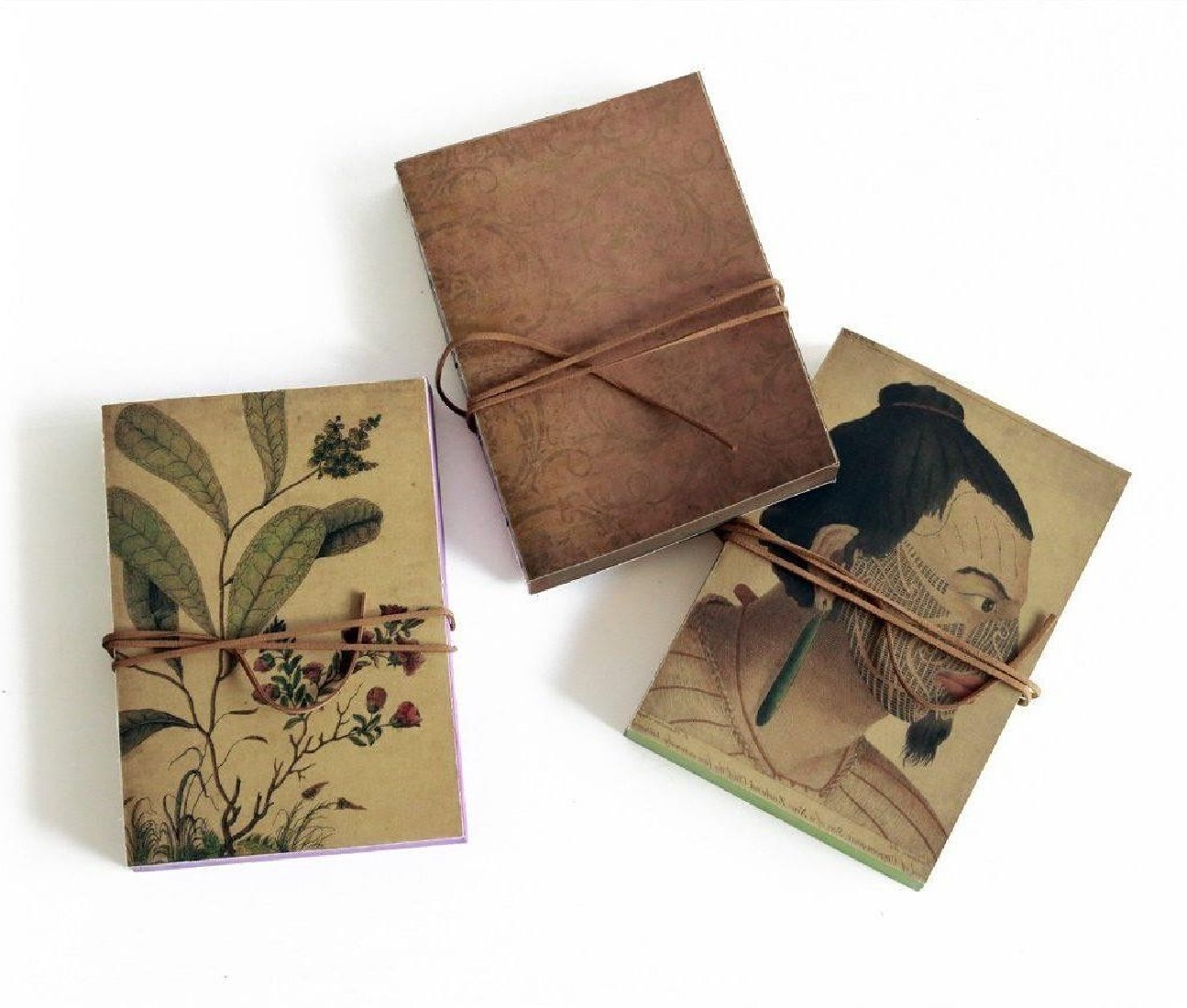 ANTIQUE NOTEBOOK - CANVAS BOOK Dog LIBRI MUTI.