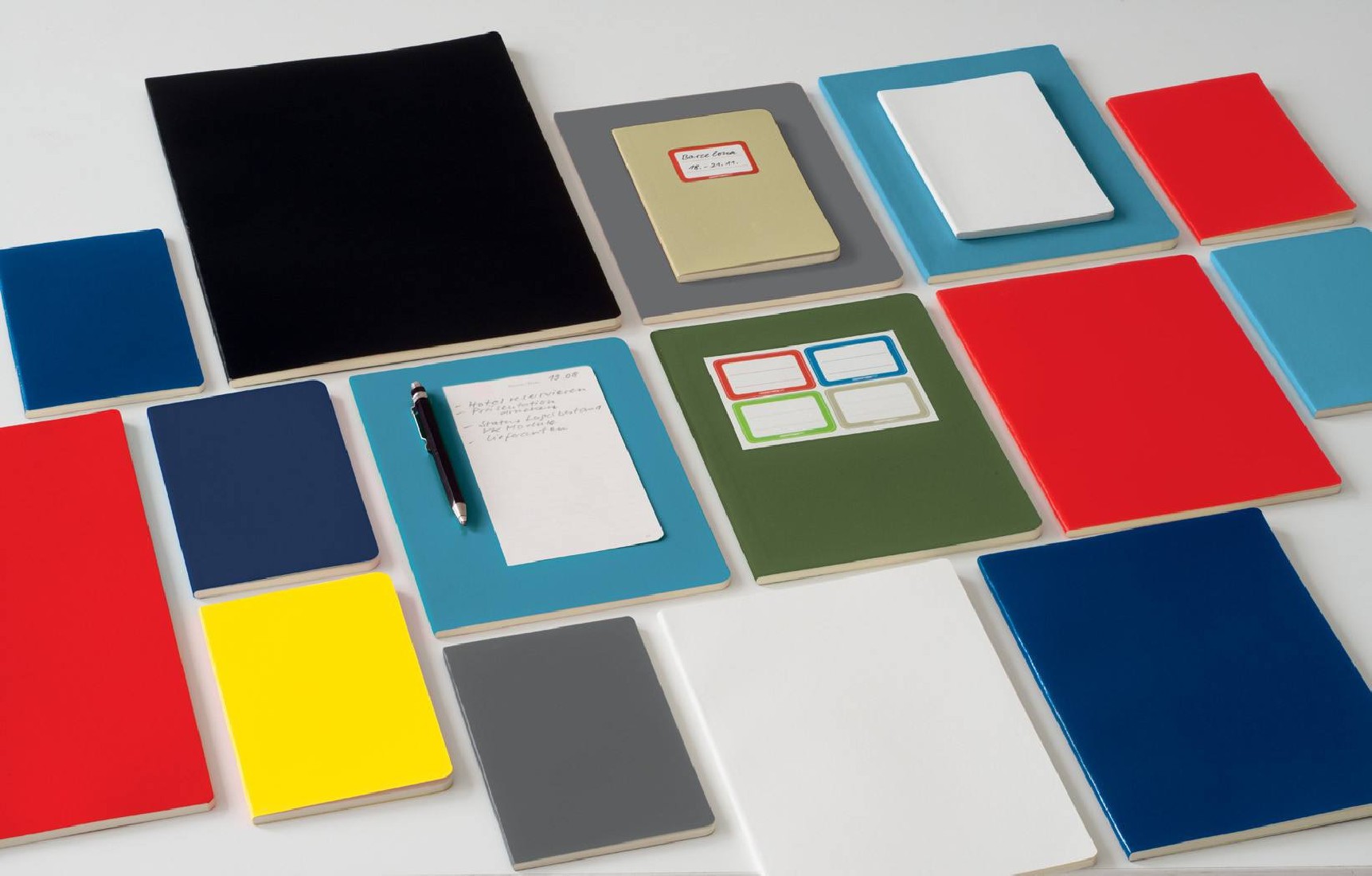 Leuchtturm 1917 Jottbook Double A5 Ice and Royal Blue Ruled