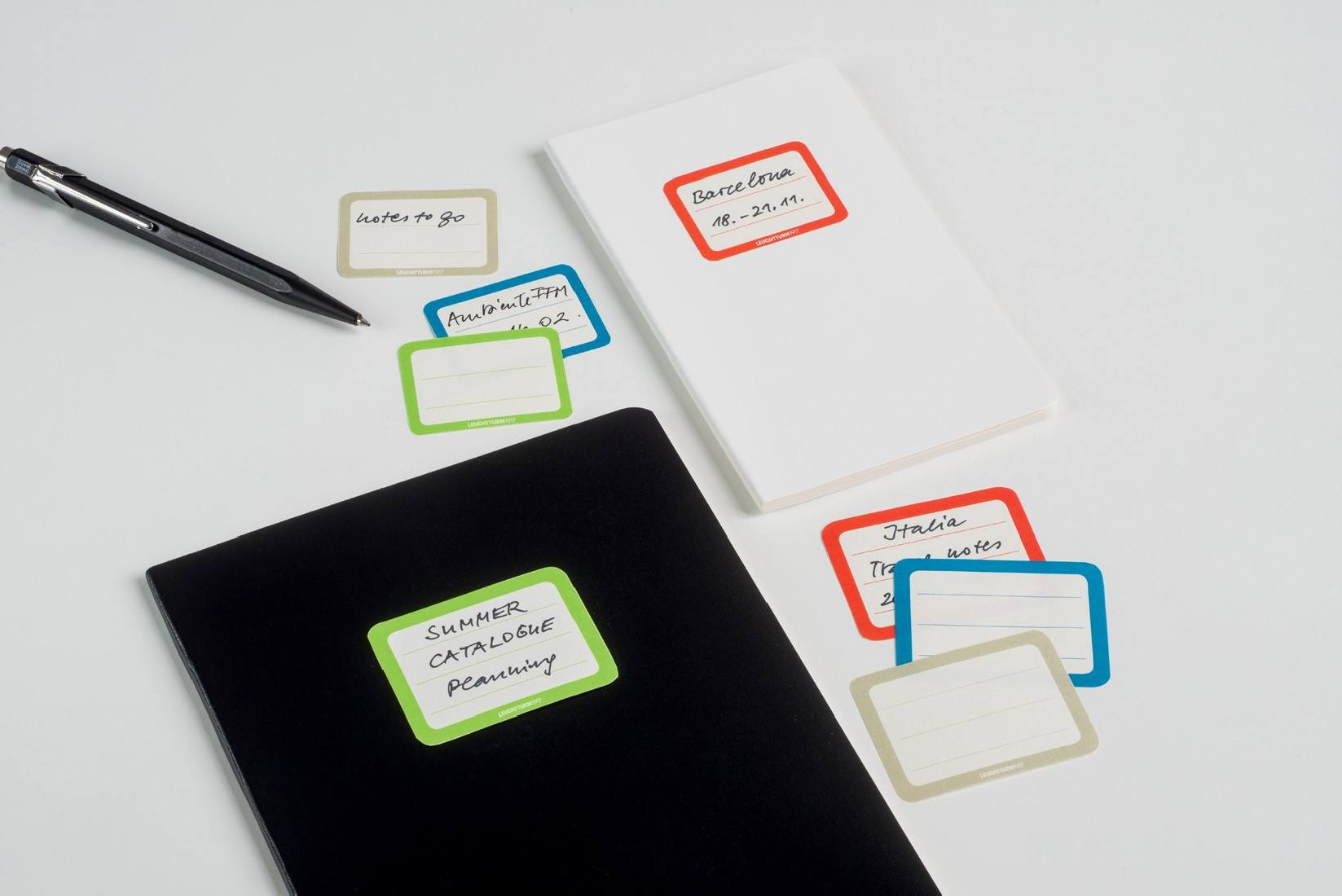 Leuchtturm 1917 Jottbook Double A5 Emerald and Pacific Green, Ruled