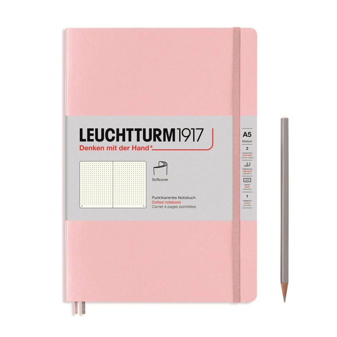 Leuchtturm 1917 Notebook A5 Powder Dotted Soft Cover