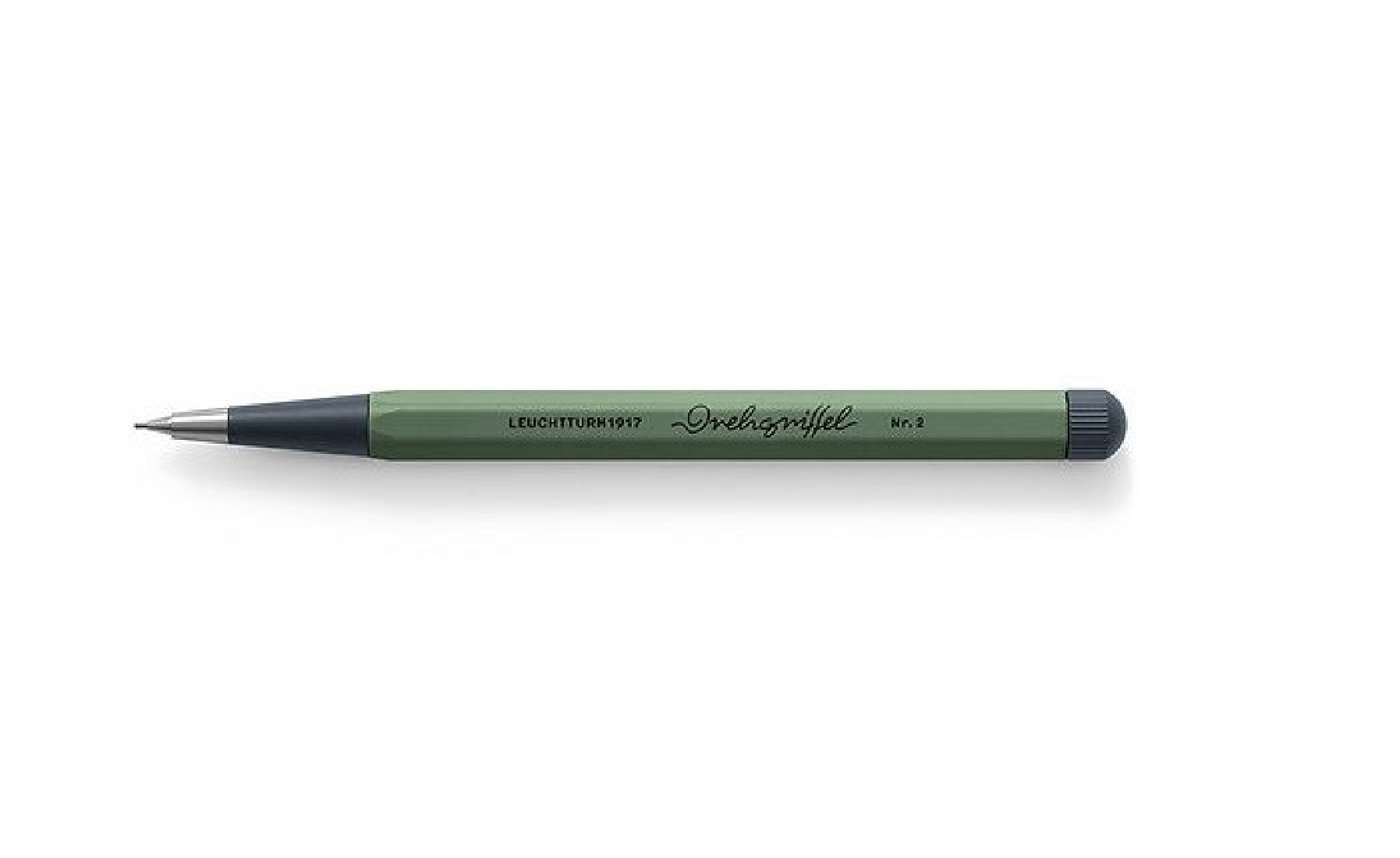 Leuchtturm 1917 mechanical pencil, Olive Drehgriffel Nr. 2