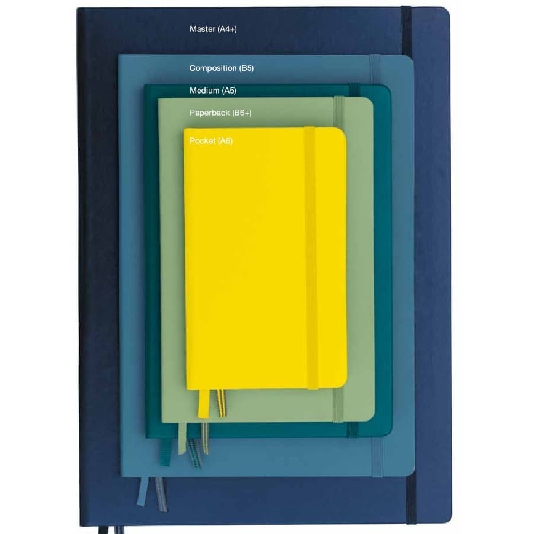 Leuchtturm 1917 Notebook A4 plus 235p Black Plain Hard Cover