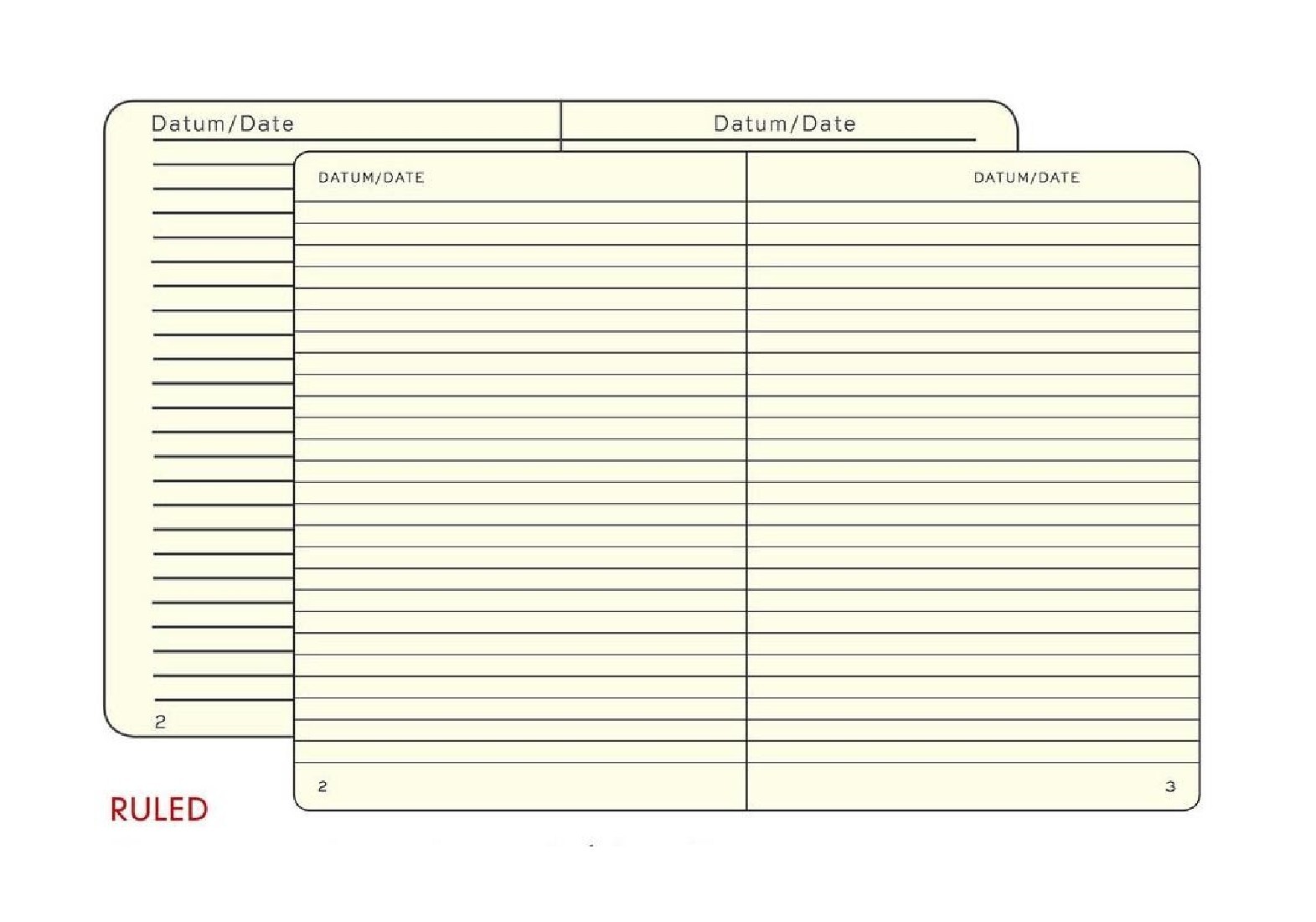 Leuchtturm 1917 Notebook A5 411p Black Ruled Hard Cover