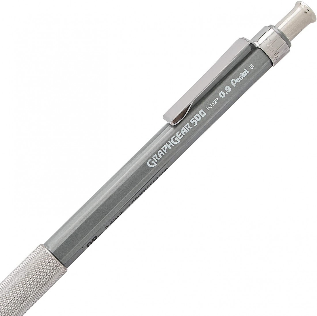 Pentel Graphgear 500 Grey 0.9mm mechanical pencil PG529-N