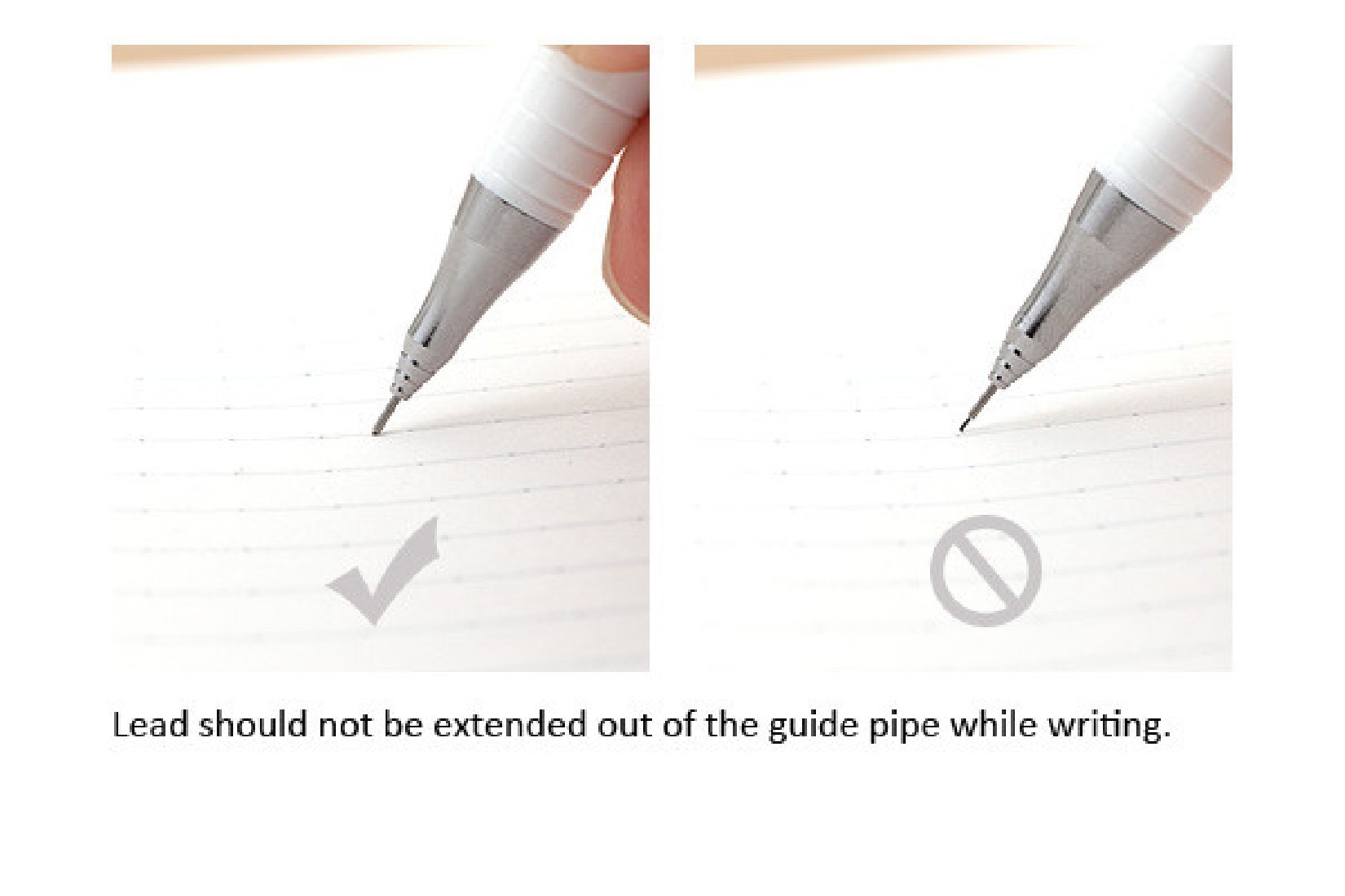 Pentel Orenz 0.2mm White mechanical pencil PP502W