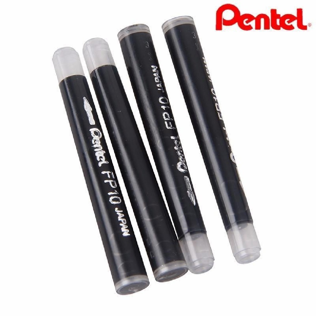 Refills cartridges FP10 black 4 pieces Pentel
