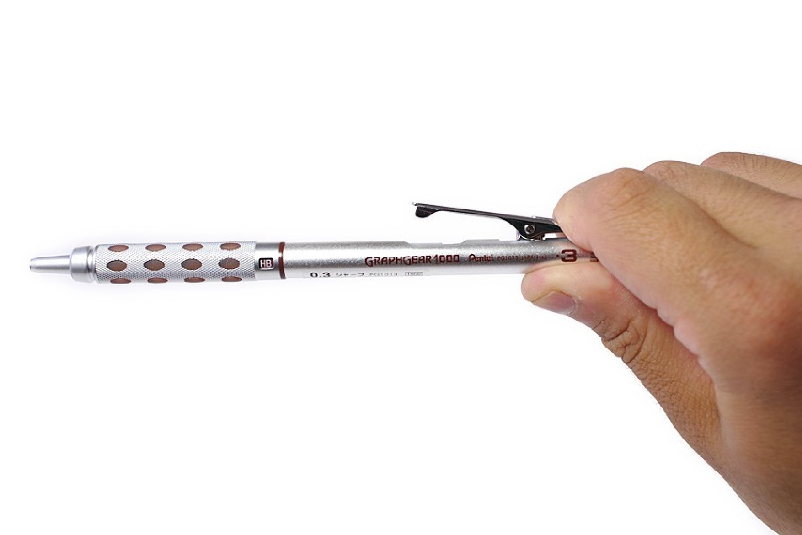 Pentel Graphgear 1000 Brown 0.3mm mechanical pencil PG1013