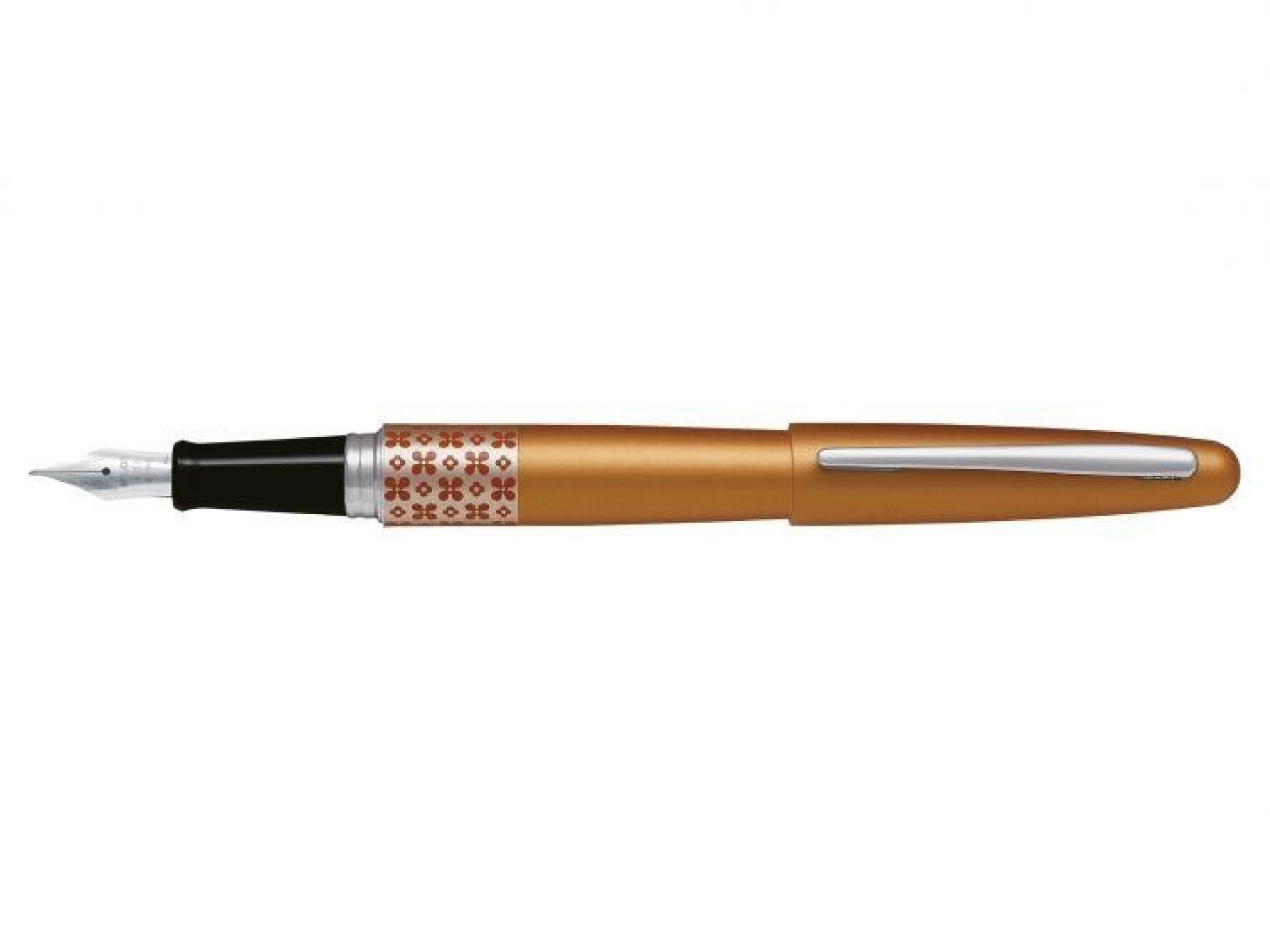 Pilot MR Retro Pop Collection - Fountain Pen, Metallic Orange, Flower Ring