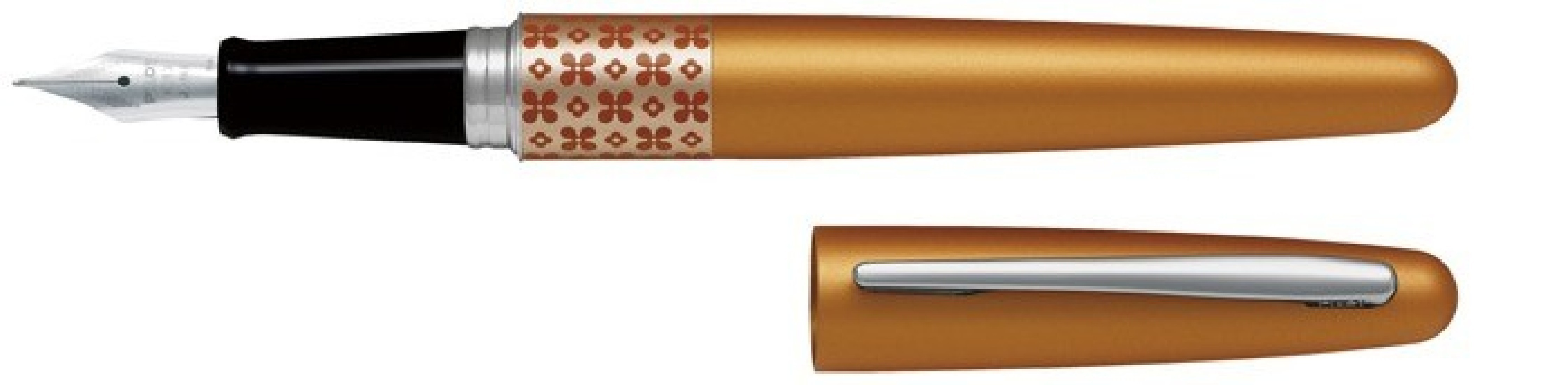 Pilot MR Retro Pop Collection - Fountain Pen, Metallic Orange, Flower Ring