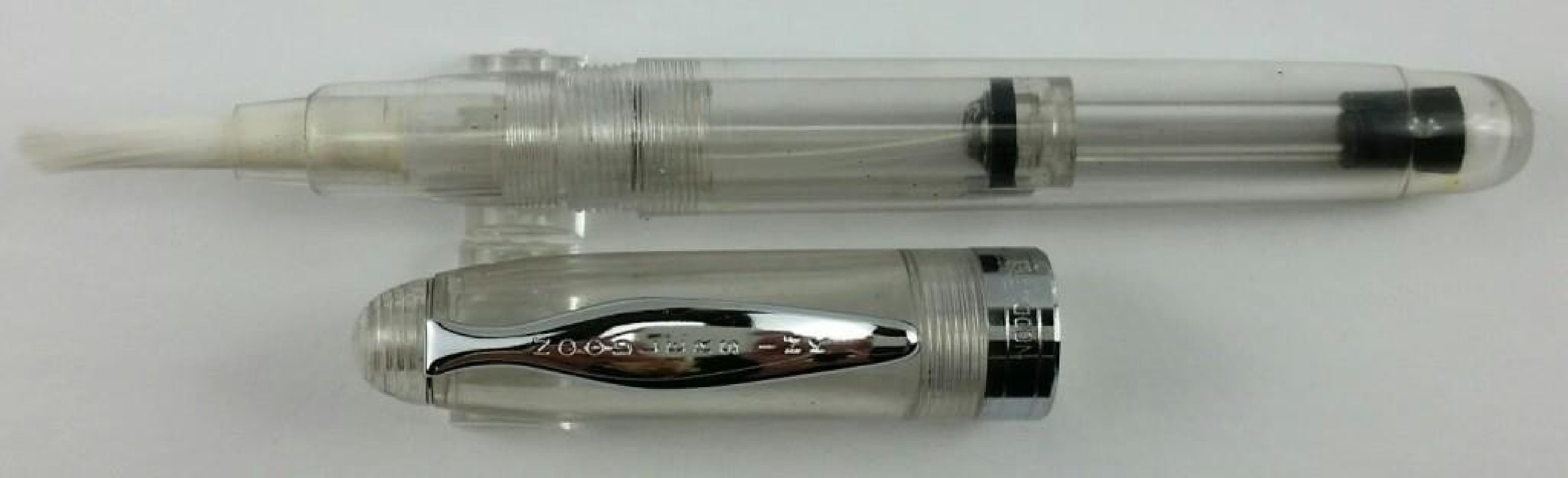 Noodlers Clear Demonstrator Ahab 16021  Brush Pen