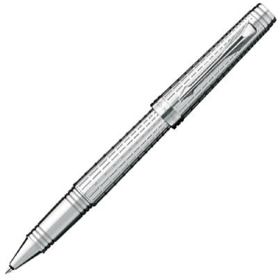 PARKER PREMIER DELUXE SILVERY ST ROLLER BALL S0887990