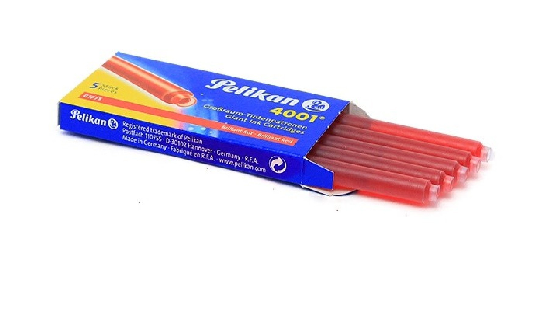 Pelikan cartridges 4001 Giant TP/5 Red
